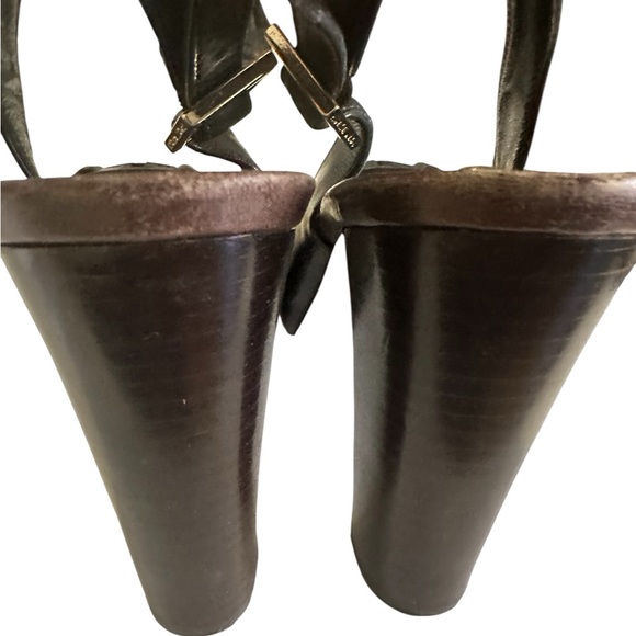 Tory Burch Black Sling Back  Heels - Picture 5 of 5